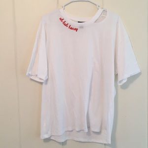 Rue21 Uh Huh Honey Distressed Tee